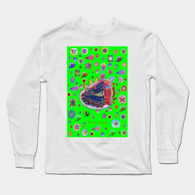 The space 11 Long Sleeve T-Shirt by diegomanuel